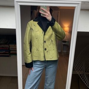 Vintage Faux Suede/Shearling Jacket